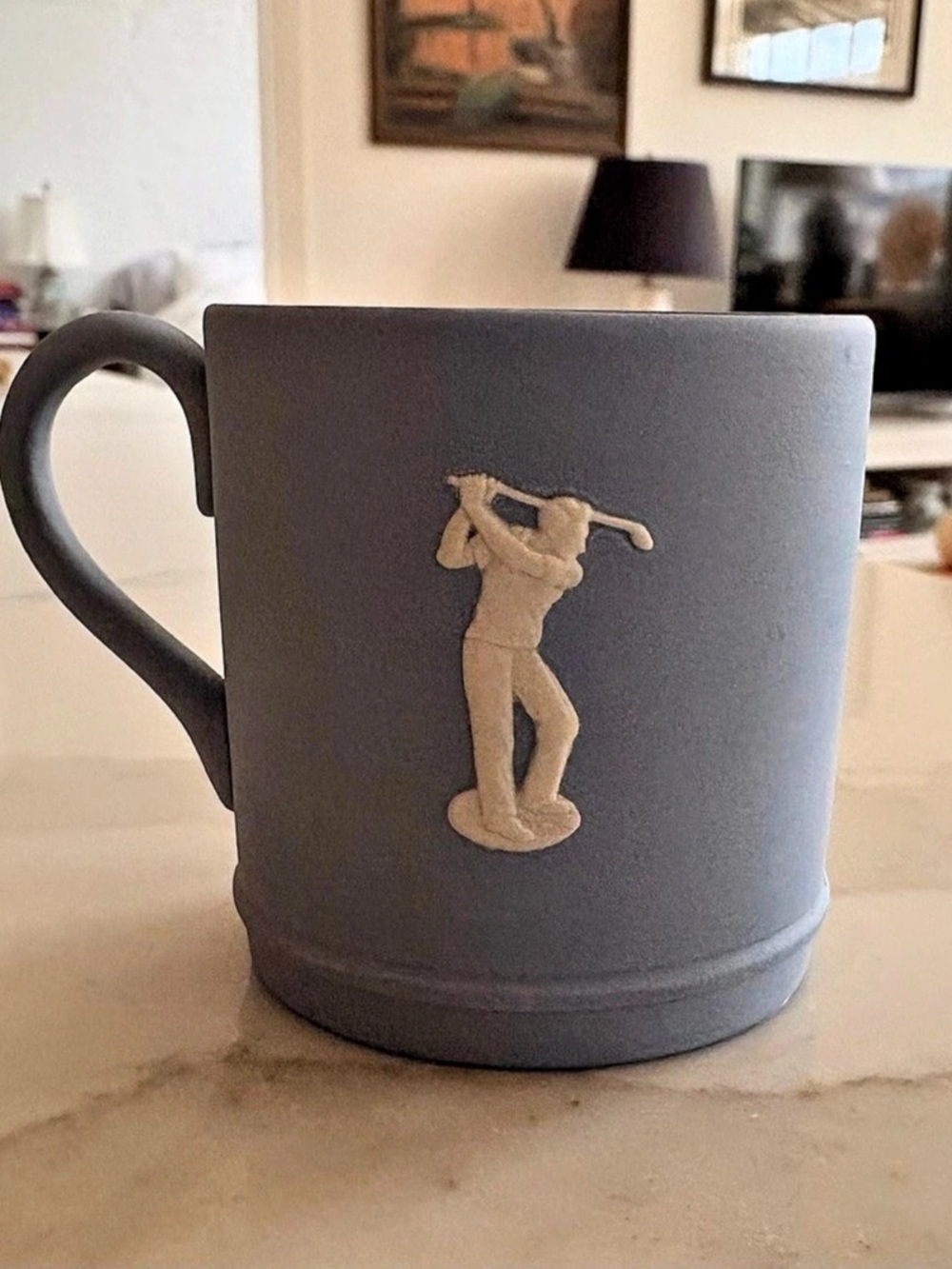Wedgwood St Andrews Scotland Golfer Jasperware Cup